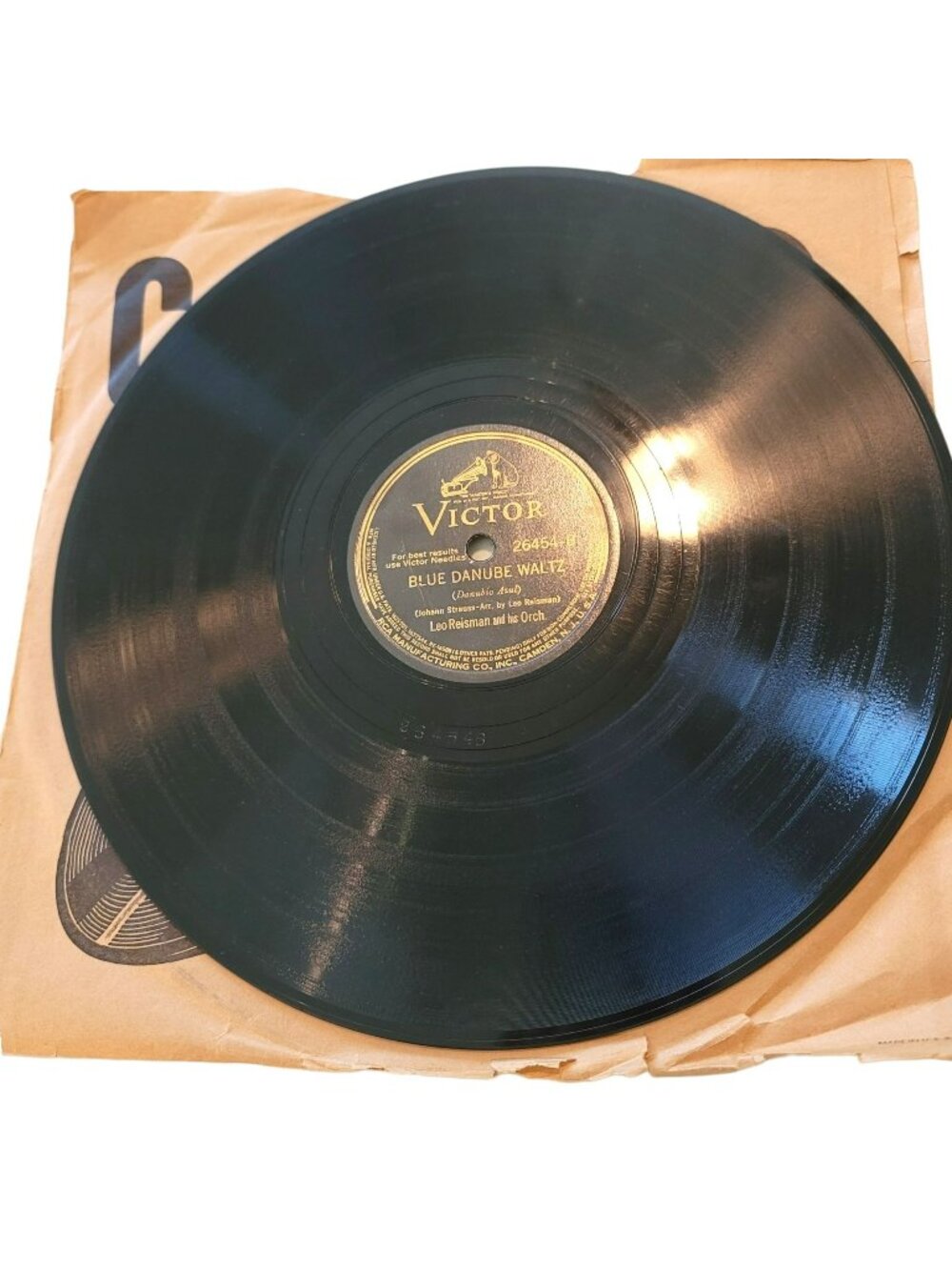 Blue Danube Waltz / I Shoulda Stayed in Bed Fox Trot 10" 78 Vinyl Vintage 17052P